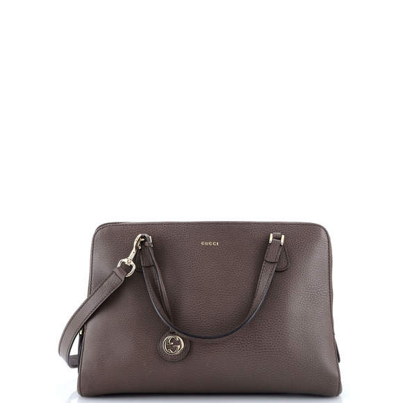 Gucci Small Lady Dollar Handle Bag Leather - Picture 1 of 5
